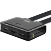 Image de Switch KVM 2 Ports HDMI 4K60, USB Type C, USB 2.0 & Audio avec Câbles