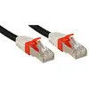 Image de Lindy Câble réseau Patch Cat.6 (A) S/FTP PIMF Premium, cuivre, 10 Gbit, 500Mhz, LSOH, Noir, 50m