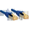 Image de LINDY Lot de 5 Câbles réseau cat.7 S/FTP, cuivre, LSOH, 600MHz, bleu, 2m