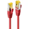 Image de Lindy Câble réseau Cat.7 S/FTP, cuivre, LSOH, 600MHz, Rouge, 1,5m