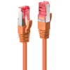 Image de Lindy Câble réseau Cat.6 S/FTP, cuivre, 250MHz, orange, 10m