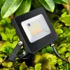Image de Heitronic Projecteur d'extérieur LED Kingston avec piquet de terre, RGBW