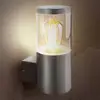 Image de Heitronic Applique d'extérieur en acier inoxydable Naxos