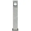 Image de Heitronic   est Certain Plancher de Granit lumière de la Lampe lamer Bollard Granit Jardin Lampe de lumière par LED E27 Ampoules 70 cm