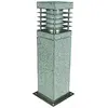 Image de Heitronic - C'est Un Vrai Plancher de Granit lumière de la Lampe lécher borne Granit Jardin Lampe de lumière par LED E27 Ampoules 40 cm