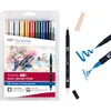 Image de Tombow AB-10C-MANGA 1 Kit de 10 feutres pinceau à double pointes Shonen