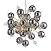 Image de Näve Suspension Wakusei en verre 65 cm chromé