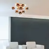 Image de Näve Plafonnier Explosion avec boules cuivrées