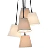 Image de Näve Suspension textile Twiddle avec cinq abat-jour