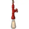 Image de Näve Suspension Vintage avec corde en chanvre - rouge