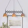 Image de Näve Suspension en tissu Adrienne à 3 lampes