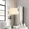 Image de Näve Suspension Rope avec abat-jour en tissu, Ø 35 cm