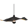 Image de Näve Suspension Crazy Paper, noire-dorée, Ø 56 cm