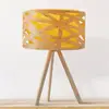 Image de Näve Lampe à poser Finja support trépied en bambou