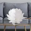 Image de Näve Lampe à poser Fora en forme de fleur, blanche