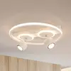 Image de Näve Plafonnier LED Ronda, blanc, deux lampes