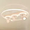 Image de Näve Plafonnier LED Ronda, blanc, trois lampes
