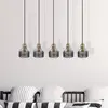 Image de Näve Suspension Foro, à cinq lampes, noir/doré