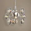 Image de Näve Suspension Explosion à 9 lampes, chrome/gris fumé