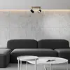 Image de Näve Spot pour plafond Frida à deux lampes, laiton/noir