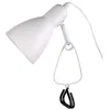 Image de Näve Lampe de table à pince - Blanc - Lampe de chambre à coucher mobile - Hauteur : 28 cm
