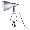 Image de Näve Lampe de table à pince - Argenté - Lampe de chambre à coucher mobile - Hauteur : 28 cm
