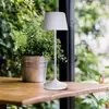 Image de Näve Lampe table solaire LED Emmi CCT recharge, blanche