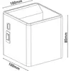 Image de Näve Applique LED Cube batterie, aimantée, noire