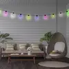 Image de Näve Guirlande lumineuse LED CADENA, RVB, noire, à 10 lampes, 5 m