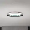 Image de Näve Plafonnier LED Livana, blanc/noir, Ø 50 cm, CCT, intensité variable