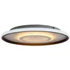 Image de NÄVE Plafonnier LED 1408277, 40 W, 1800 lm, effet 3D, blanc/noir