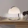Image de Näve Lampe à poser Burano, blanc, hauteur 25 cm, verre/métal, E27