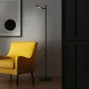Image de Näve Lampe sur pied LED rechargeable Lupa noir hauteur 135cm métal Touchdim