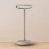 Image de Näve Luminaire de terrasse rechargeable LED Pasi beige hauteur 26 cm métal