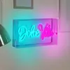 Image de Näve Applique murale LED Dolce Vita, transparente, 30x15 cm, plastique USB RVB