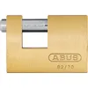 Image de ABUS Cadenas 82/70 en laiton - Cadenas monobloc pour grilles à enroulement, distributeurs automatiques, conteneurs, etc. - Goupille de verrouillage en acier trempé - Niveau de sécurité 6