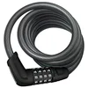 Image de ABUS Antivol à câble Tresor 6512C/180 SCMU - Set d'antivols pour vélo avec support SCMU - pour les deux-roues bon marché ou comme deuxième antivol - 12 mm - Niveau de sécurité 4 - Noir