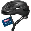 Image de ABUS Casque de vélo Taipan LED - Casque de vélo avec éclairage pour Le Gravel - léger, Polyvalent et Bien ventilé - avec Support pour Lunettes - pour Adolescents, Femmes et Hommes - Taille M, Noir