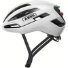 Image de ABUS Casque Vélo Taipan LED pour Gravel et Route, Shiny White, L
