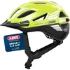 Image de ABUS Casque urbain Urban-I 4.0 ACE - Casque de vélo avec feu arrière rechargeable, 4 modes d'éclairage, visière, et fermeture magnétique - pour adolescents, femmes et hommes - taille M, jaune