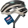 Image de ABUS Casque de vélo de course AirBreaker - Casque de vélo haut de gamme pour le cyclisme professionnel - pour jeunes et adultes - Casque pour femmes et hommes - Or/Turquoise, taille L