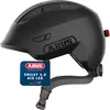 Image de ABUS Smiley 3.0 Ace LED Casque de vélo Jeunesse Unisexe, Noir (velvet black), S (45-50 cm)