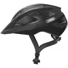 Image de ABUS Casque de vélo de course Macator - Casque de vélo sportif pour débutants - aussi pour les porteurs de tresses - pour hommes et femmes - Noir brillant, taille L