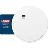 Image de ABUS Détecteur de fumée RWM90 - avec Batterie remplaçable de 5 Ans - Certifié DIN EN14604 - Convient pour Les Maisons - Volume d'alarme 85 DB - Blanc