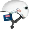 Image de ABUS Urban Helm HUD-Y - avec feu arrière LED magnétique et rechargeable & fermeture magnétique - Casque de vélo cool pour tous les jours - pour femmes et hommes