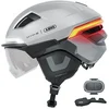 Image de ABUS Casque de vélo Hyp-E-BL.ACE argent | 51-54CM