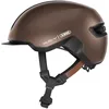 Image de ABUS Urban Helm HUD-Y à LED arrière magnétique rechargeable & fermeture magnétique - Casque de vélo cool pour usage quotidien - pour hommes et femmes - Marron, taille M