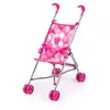 Image de Bayer Design Poussette Canne Poupée avec Ceinture de Sécurité, Pliable, Rose, Motif Moderne