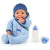 Image de Bayer Design, Hello 94683AA - Poupon Bébé interactif, Poupée Garçon avec fonctions et Accessoires, 46cm
