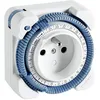 Image de Theben 0260841 Timer 26 I Prise programmable analogique pour l'intérieur, l'original en qualité premium I programmateur minuterie I Type E I LED 400 W I safety-plus
